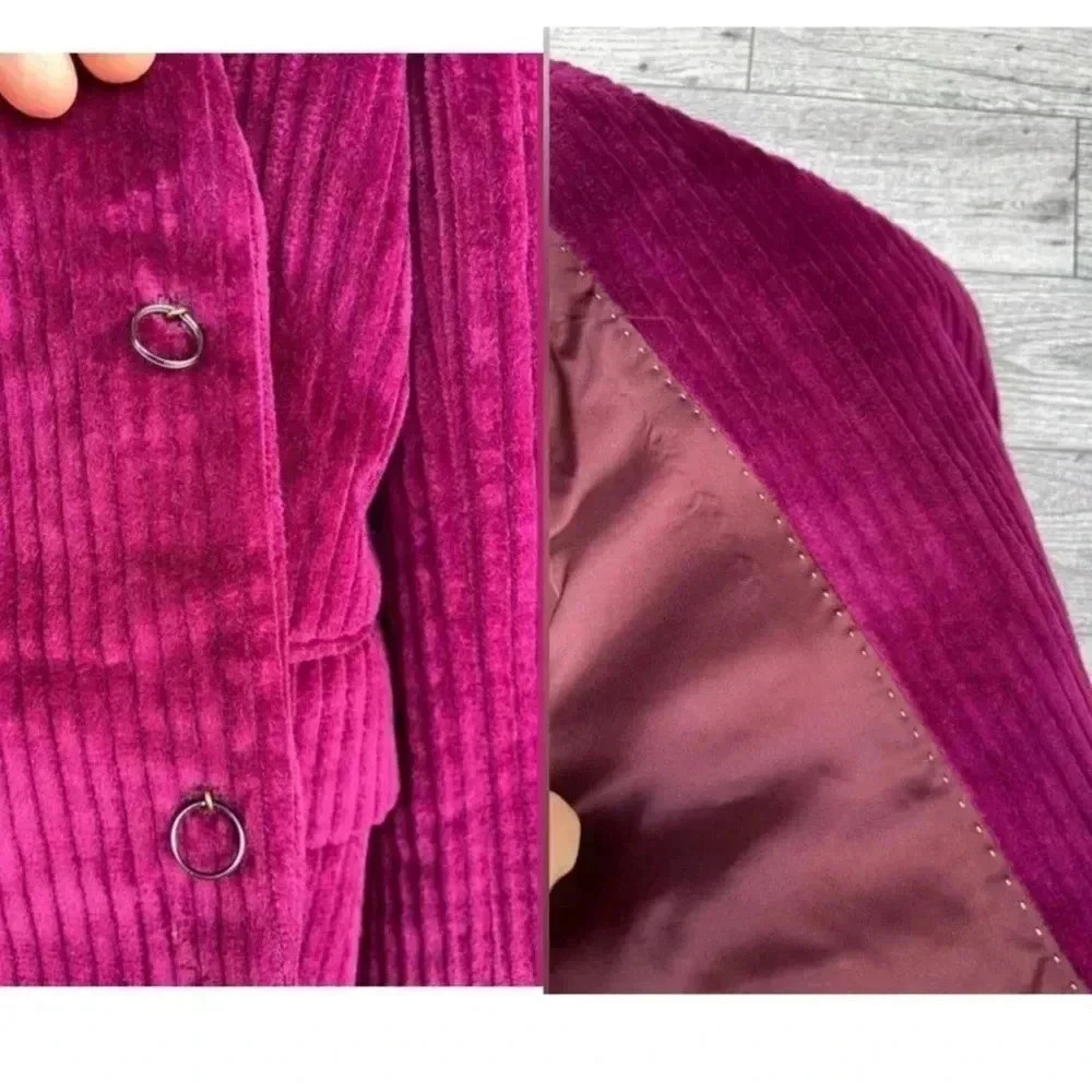 Dries Van Noten Stretch-Cotton Corduroy
Jacket in fuchsia size 38/small - Picture 10 of 17